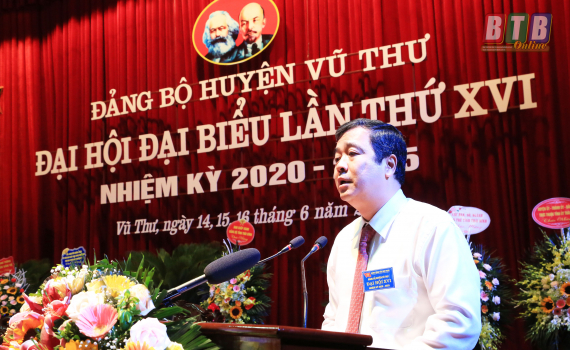 Với tinh thần đoàn kết, năng động, sáng tạo, Vũ Thư sẽ có bước tiến mới mạnh mẽ và vững chắc trong nhiệm kỳ tới