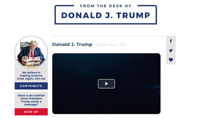 Ông Trump ra mắt nền tảng truyền thông riêng, người xem được chia sẻ nhưng không thể bình luận