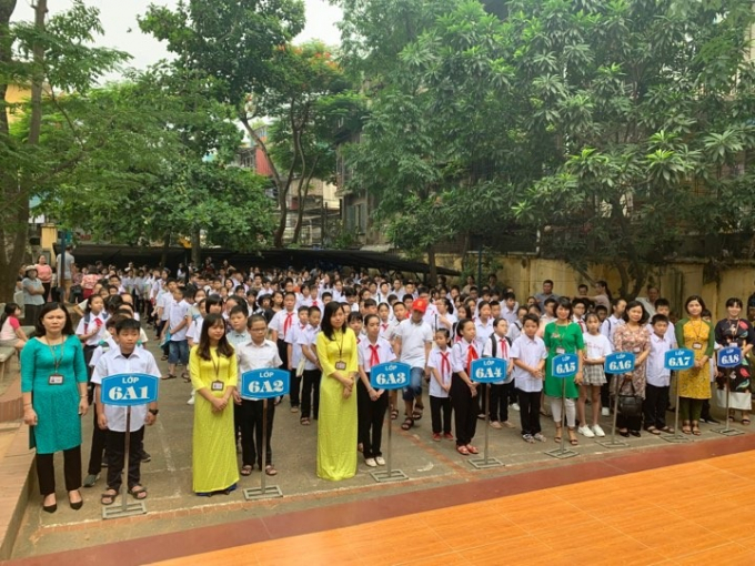 Trường THCS Phương Mai đã chào đón hơn 300 học sinh lớp 6 năm học 2019-2020 - ảnh thcsphuongmai.edu.vn