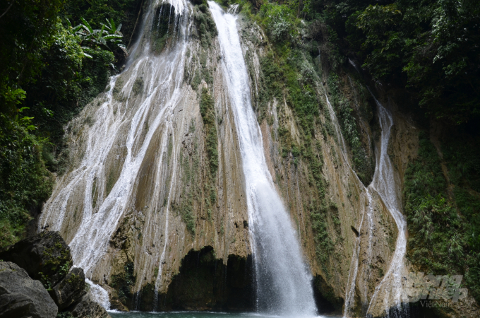 Đỉnh thác Khuổi Nhi. Ảnh: Dương Đình Tường.