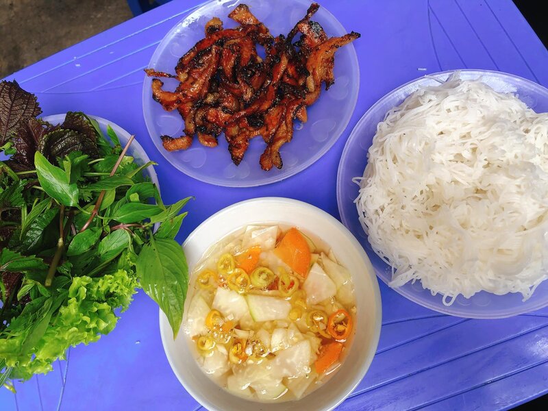 Bun Cha the characteristic dish of Hanoi cuisine