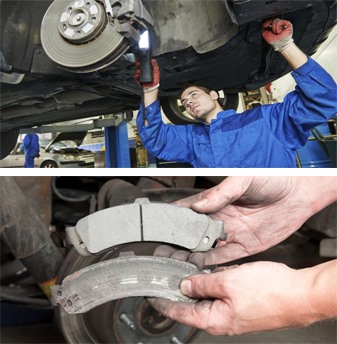 Phanh xe ôtô chạm sàn xuất phát từ nhiều nguyên nhân như có không khí trong đường dây, khe hở trên đường dây phanh hoặc má phanh bị mòn.