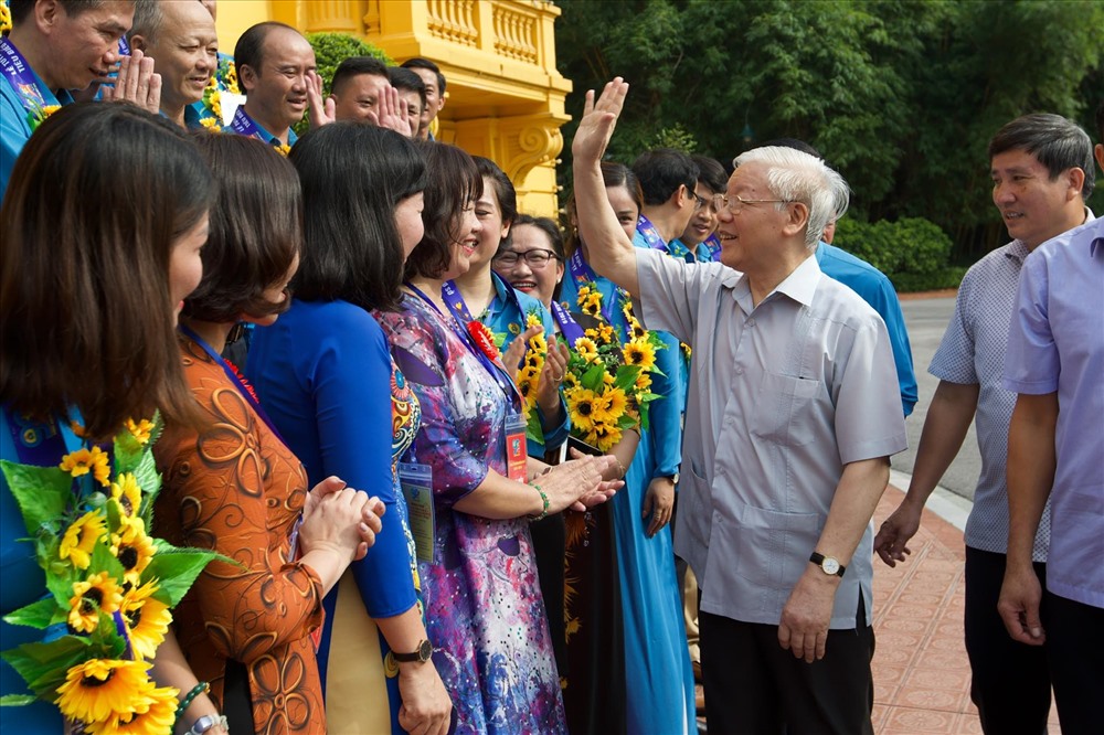 Tổng bí thư, Chủ tịch nước gặp gỡ các chủ tịch Công đoàn tiêu biểu