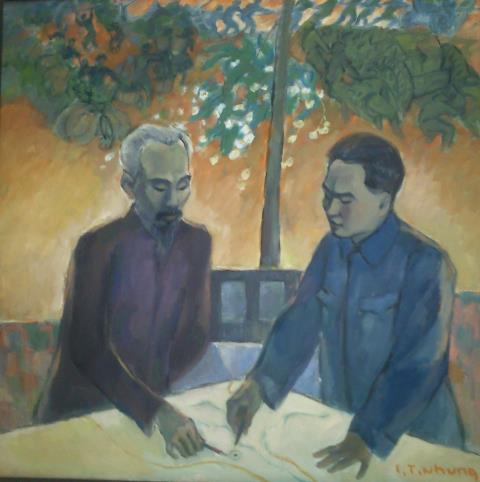 Những hình ảnh Bác Hồ từ góc nhìn cảm xúc của các họa sĩ - ảnh 13