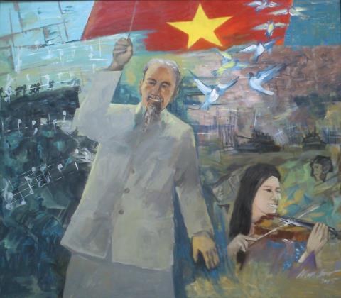 Những hình ảnh Bác Hồ từ góc nhìn cảm xúc của các họa sĩ - ảnh 23