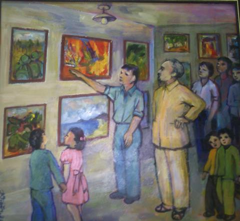 Những hình ảnh Bác Hồ từ góc nhìn cảm xúc của các họa sĩ - ảnh 24