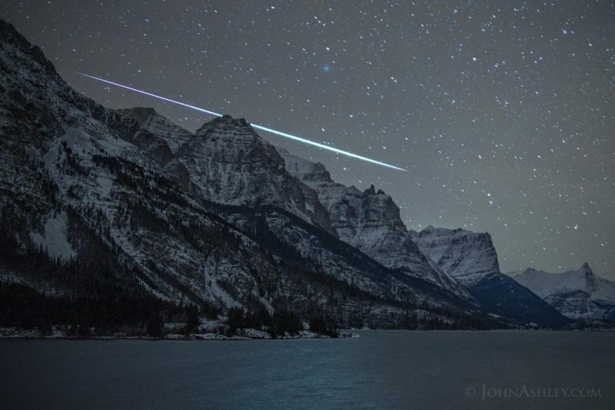 The Geminids meteor shower is expected to peak in the early hours of Dec. 14. (Photo: earthsky.org)