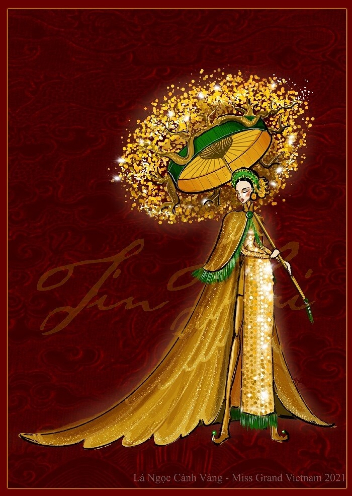 The royal culture of the ancient capital of Hue is the main inspiration for the outline of the second national costume.