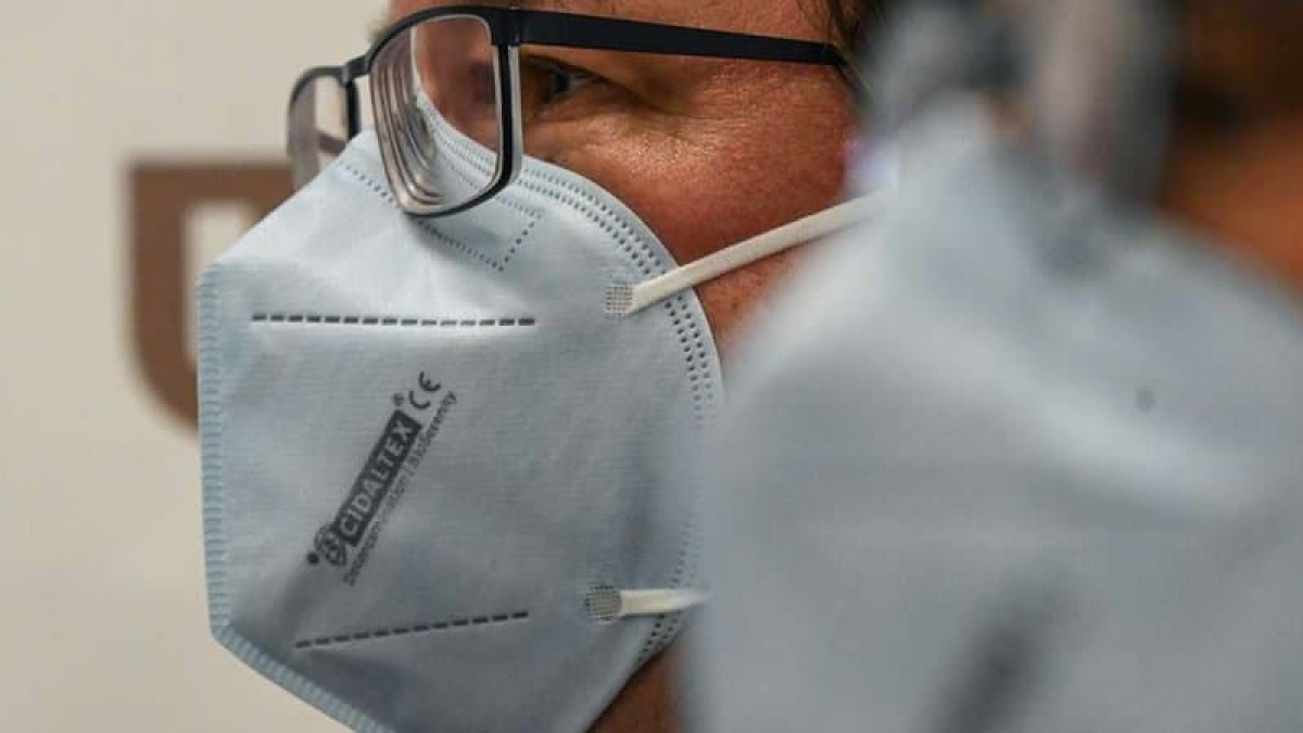 Loại khẩu trang được quảng cáo diệt được virus SARS-CoV-2. Ảnh: BFMTV