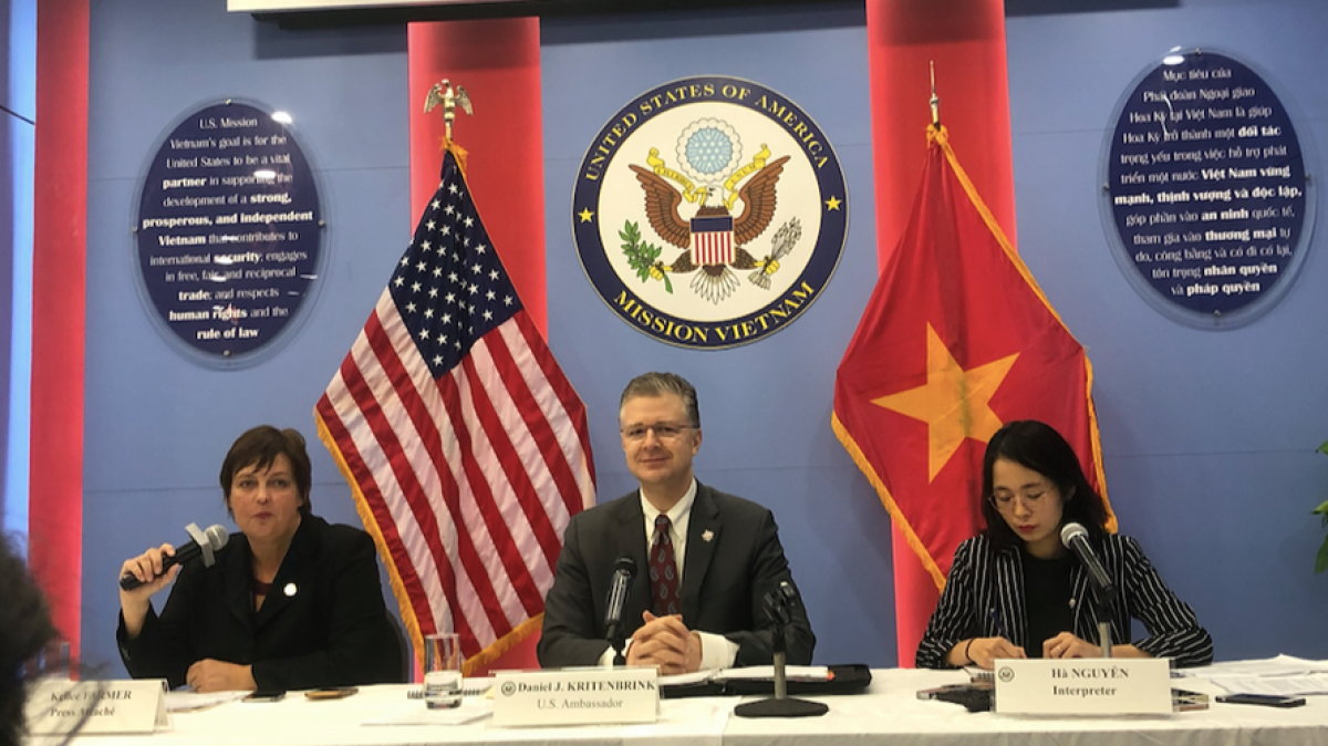 Ambassador Daniel Kritenbrink says he is optimistic about the promising future of the US-Vietnam comprehensive partnership. (Photo: TPO)