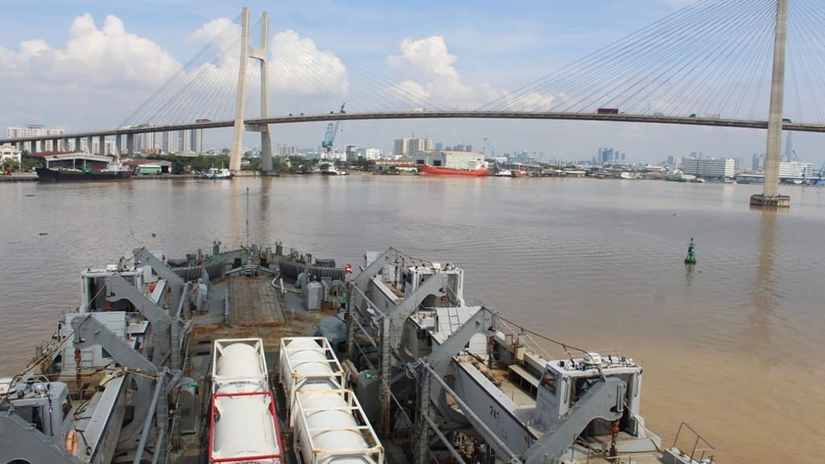 INS Airavat brings medical supplies to Vietnam to assist it with the COVID-19 fight.