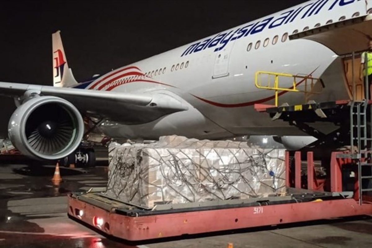 The first shipment of Remdesivir, an antirival drug for COVID-19 treatment has arrived in Vietnam. (Photo: laodong.vn)