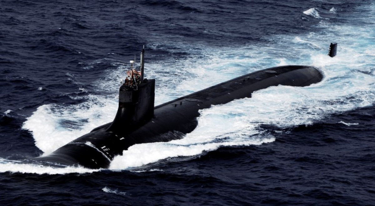  The US Seawolf-class nuclear attack submarine USS Connecticut (Photo: US Navy)