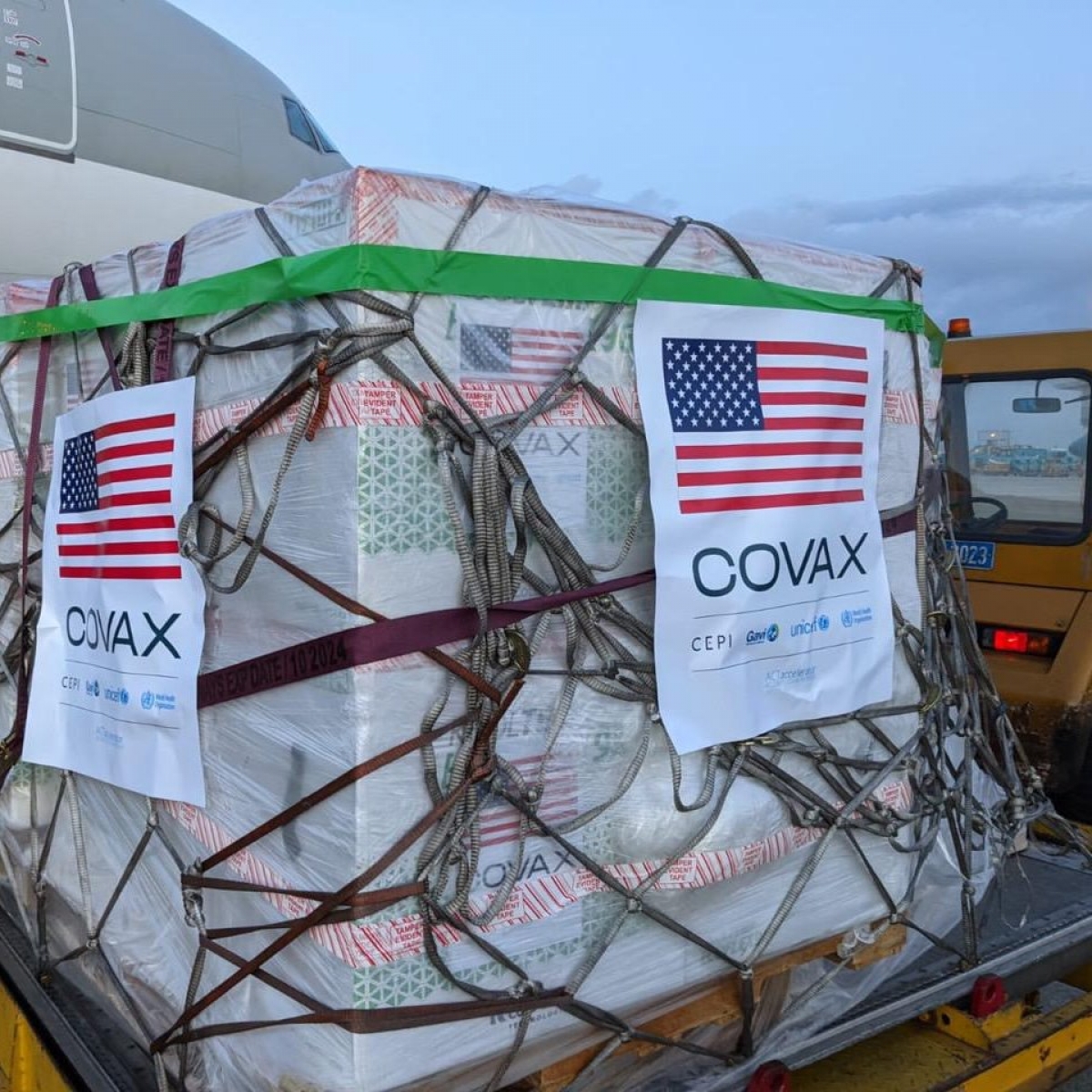 Another batch of the Pfizer vaccine numbering more than 1.3 million doses donated by the US Government has arrived in Vietnam. (Photo: US Embassy).
