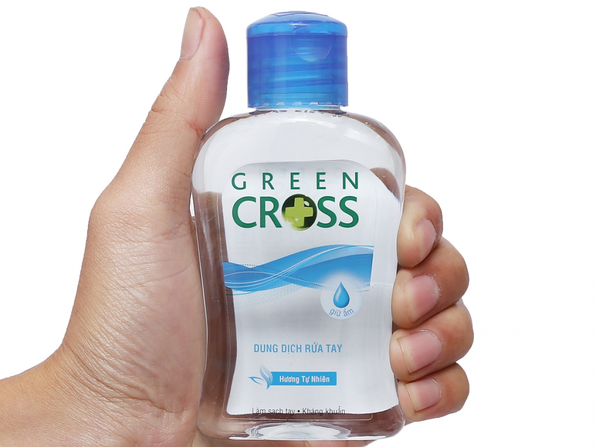 Sản phẩm Dung dịch rửa tay Green Cross hương tự nhiên của Công ty TNHH Green Cross Việt Nam.