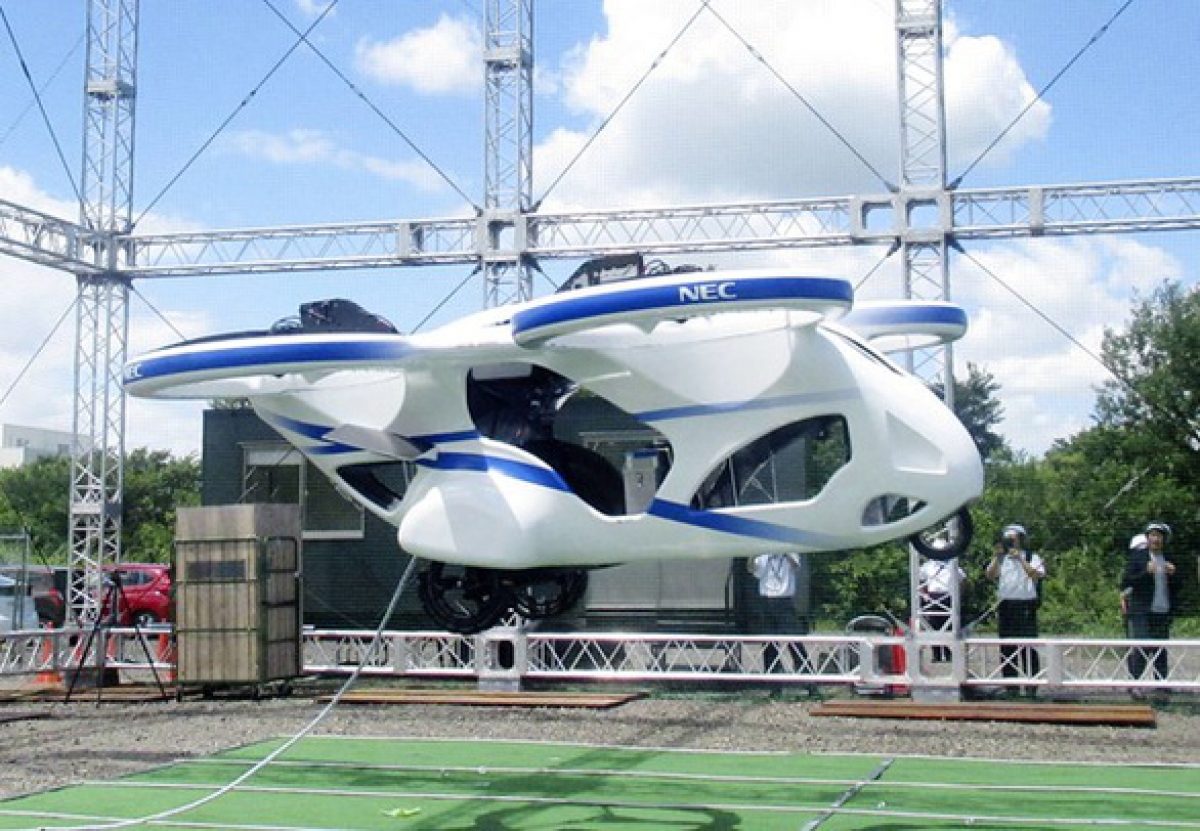 Nhật Bản sẽ sử dụng ô tô bay chở hành khách tại Triển lãm thế giới Osaka 2025 (Ảnh: Kyodo).