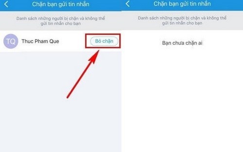 Thủ thuật - Tiện ích - Hướng dẫn bỏ chặn tin nhắn Zalo chỉ bằng một click (Hình 3).