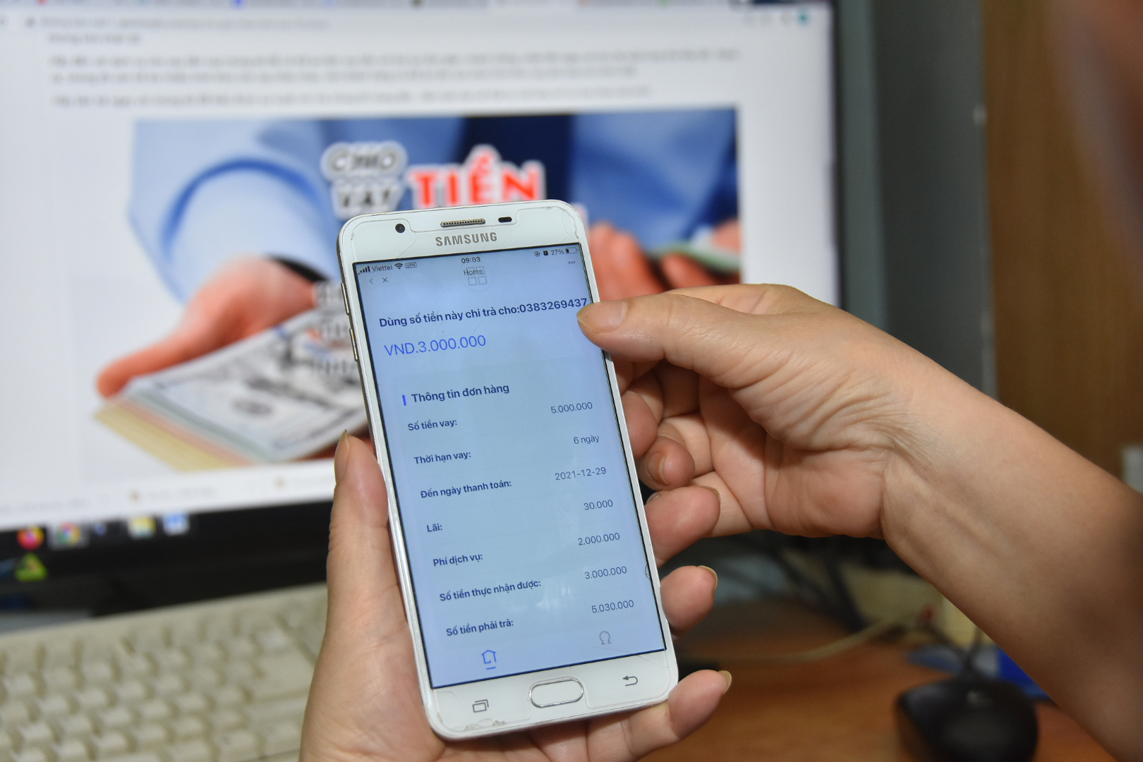 Khốn khổ vì vay tiền online từ app - Ảnh 1.