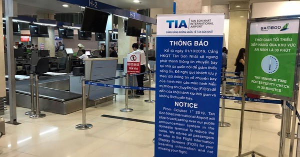 Nghe VietNamNet: Sân bay Tân Sơn Nhất bỏ toàn bộ 
