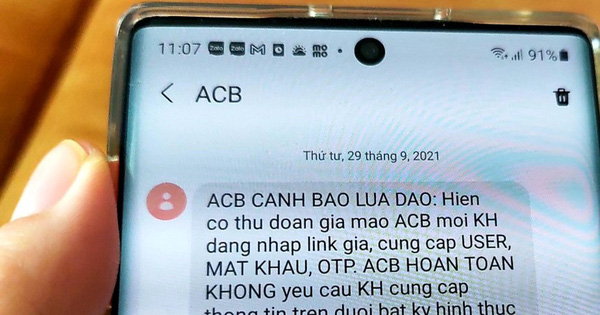 Ngân hàng cảnh báo thủ đoạn lừa gửi tiền lãi suất cao