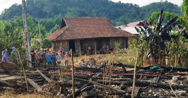 Điện Biên: Cháy nhà ở huyện Nậm Pồ trong đêm tối, bé trai 7 tuổi tử vong