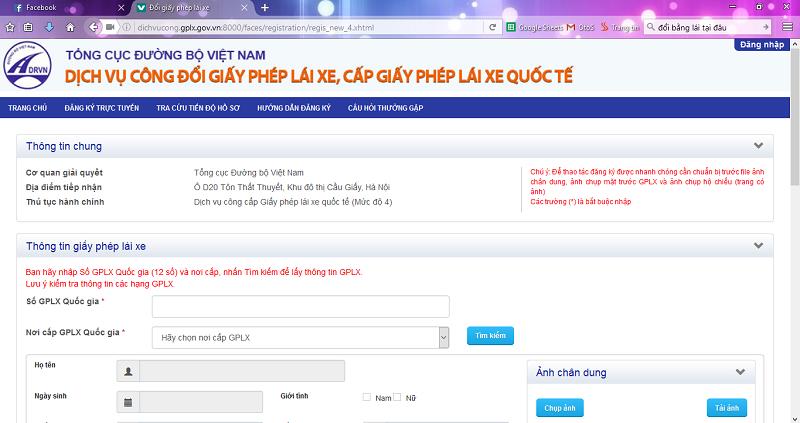 Cách đăng ký đổi GPLX quốc tế qua mạng trong 10 phút - ảnh 3