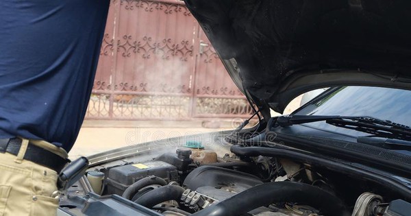 Handling when the car engine is too hot