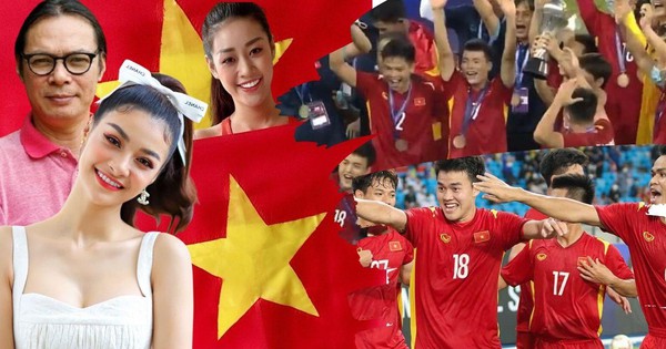 Sao Việt vỡ òa trước chiến thắng lịch sử của U23 Việt Nam