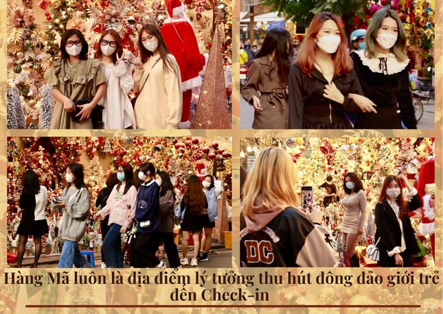 Muôn kiểu ‘check-in’ của giới trẻ trước thềm Giáng sinh ảnh 1
