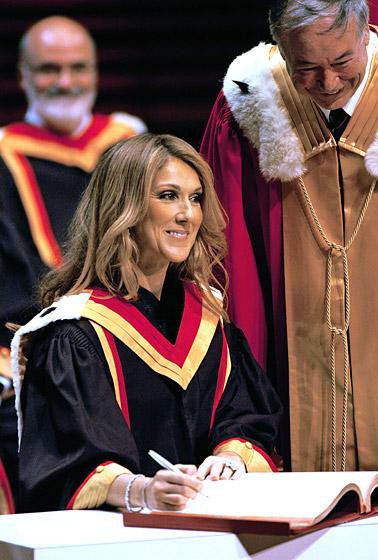 Danh ca Céline Dion nhận bằng tiến sĩ âm nhạc ảnh 2