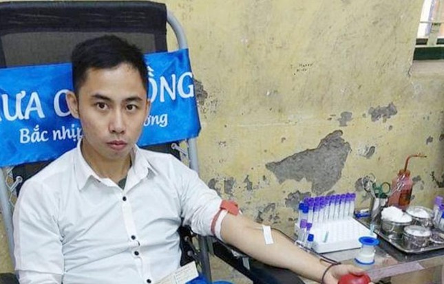 Chàng trai hiến máu 29 lần trong 10 năm ảnh 1