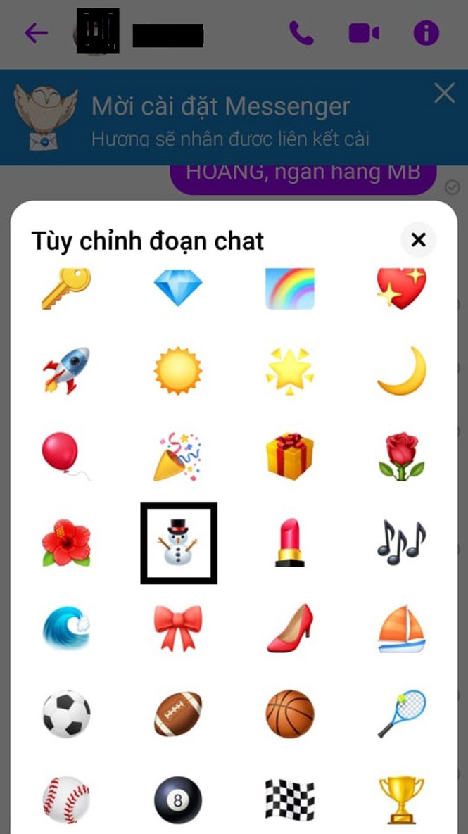 Hướng dẫn cách mang không khí Giáng sinh lên Facebook Messenger - ảnh 3