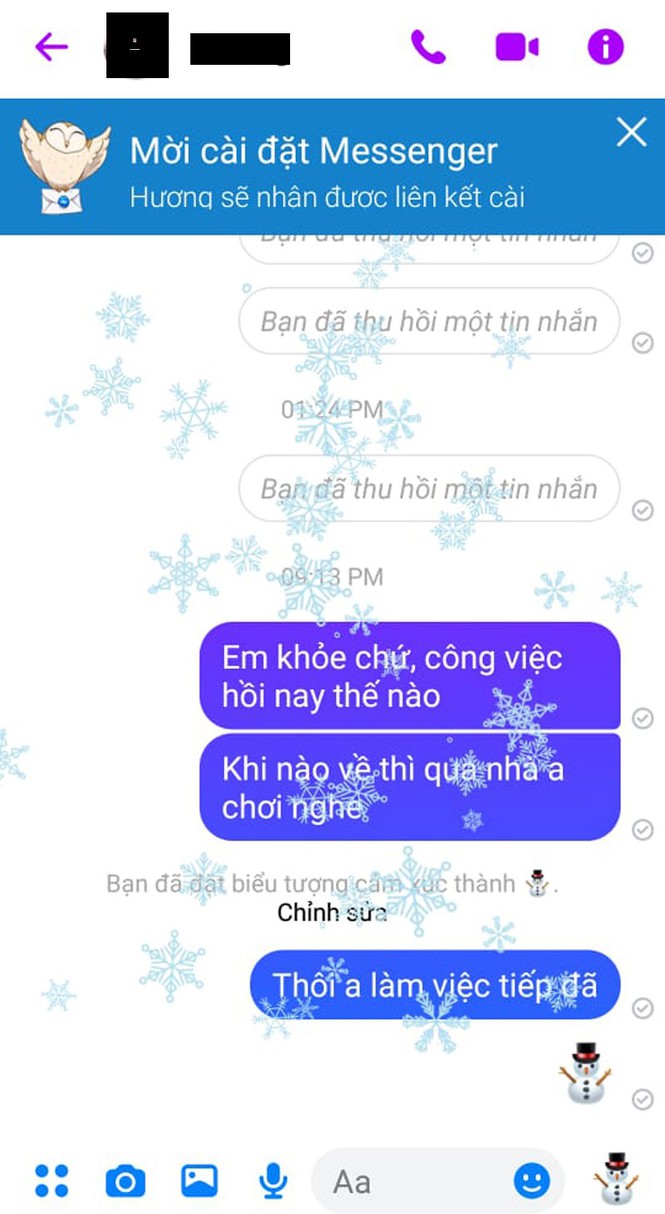 Hướng dẫn cách mang không khí Giáng sinh lên Facebook Messenger - ảnh 4