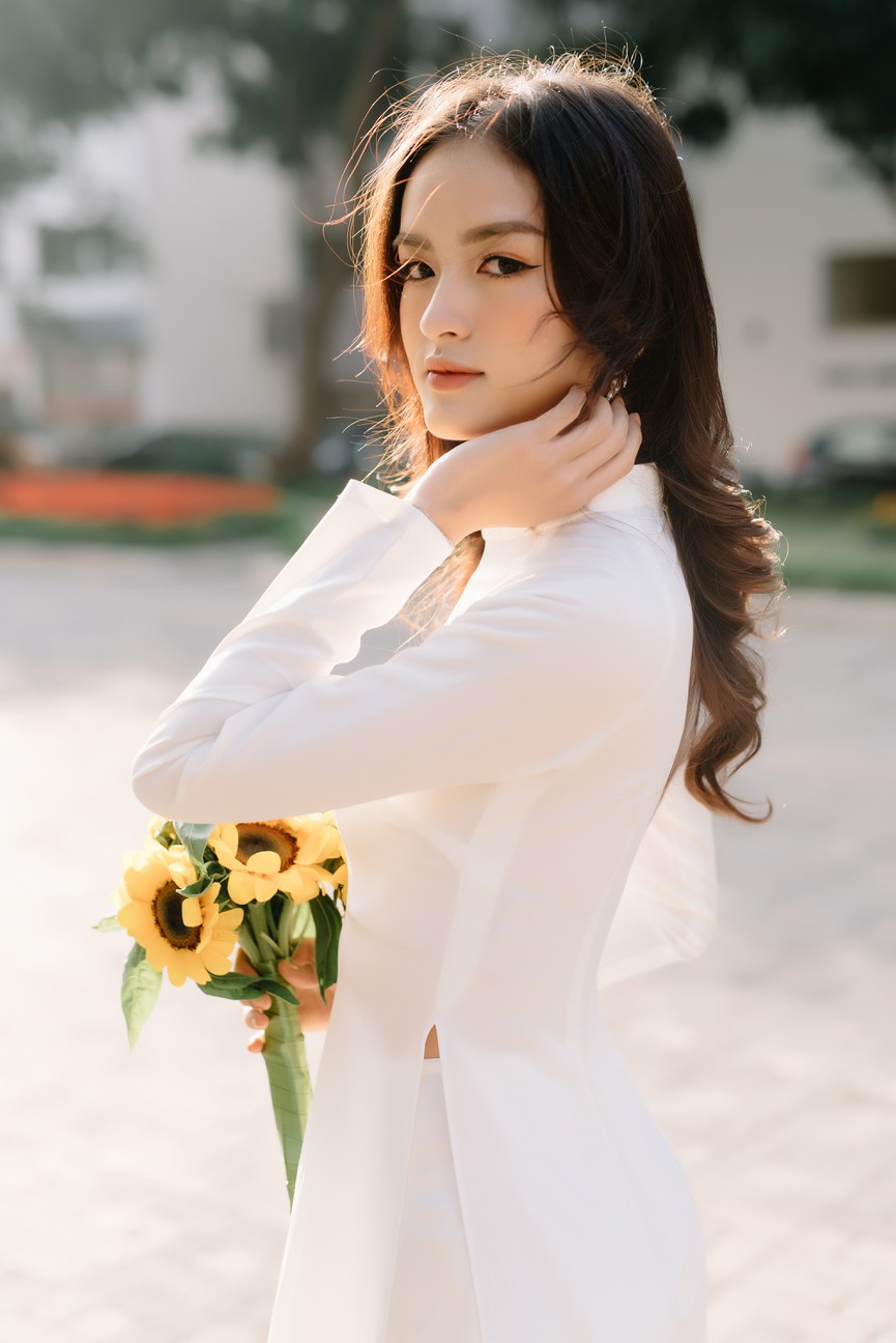 Hoa khôi Đại học Ngoại thương từng thi Hoa hậu Việt Nam 2020 giờ ra sao? - ảnh 3