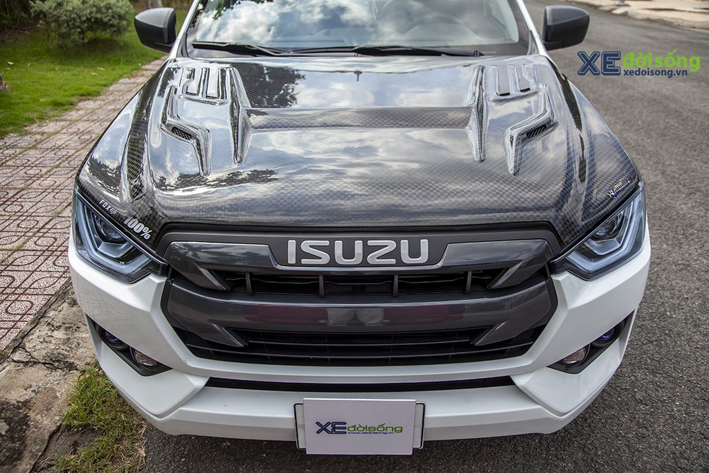 Trào lưu chơi bán tải Isuzu D-MAX độ low-rider hạ gầm thấp như sedan tại Bình Dương ảnh 13