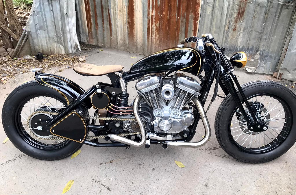 Người Hà Nội độ Harley Sportster 883 phong cách Nhật, đậm chất hoài cổ nhưng vẫn đầy “chất chơi“ ảnh 9