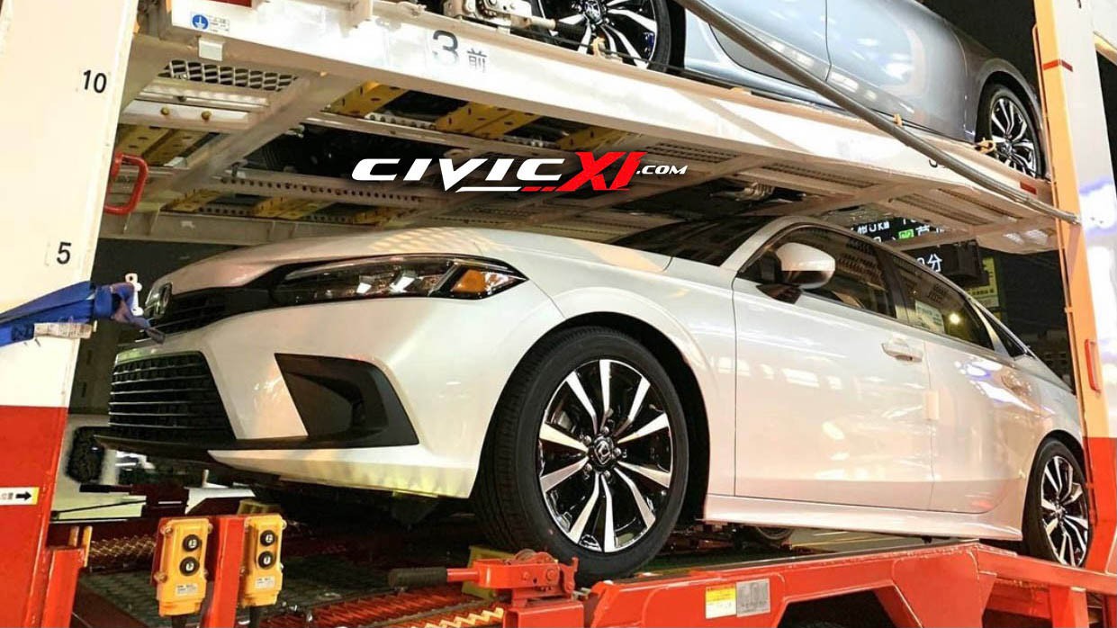 Lộ diện Honda Civic thế hệ mới bản sản xuất trên đường vận chuyển