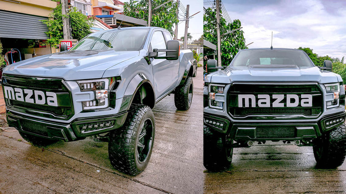 Độ Mazda BT-50 kiểu Ford F-150 Raptor