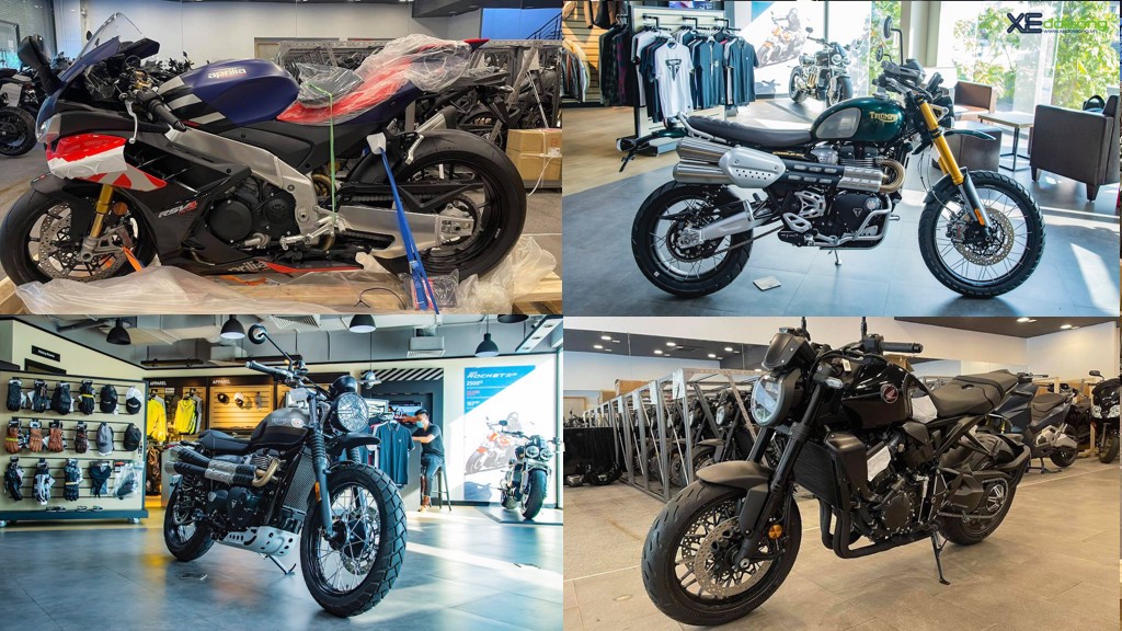 Bất chấp giãn cách xã hội, loạt mô tô Honda nhập tư và Triumph đặc biệt vẫn thi nhau cập bến Việt Nam