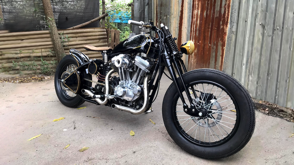Harley Sportster 883 độ phong cách Nhật, đậm chất hoài cổ nhưng vẫn “chất chơi“