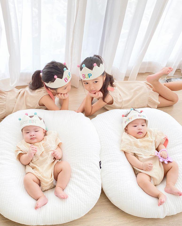 Làm nghề “ở nhà chăm con” giặt giũ cơm nước, mẹ 4 con vẫn xách túi Hermès, váy thướt tha - Ảnh 4.