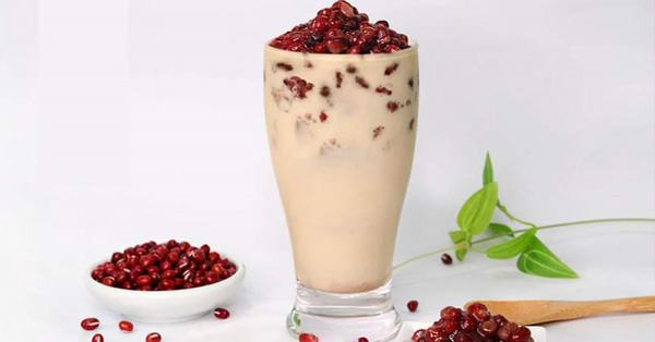 How to make red bean milk to cool down on a hot day