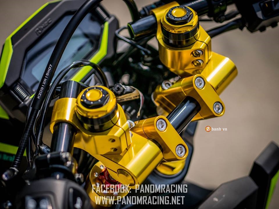 Honda Zoomer-X độ sành điệu với phong cách Black Lemon - ảnh 4