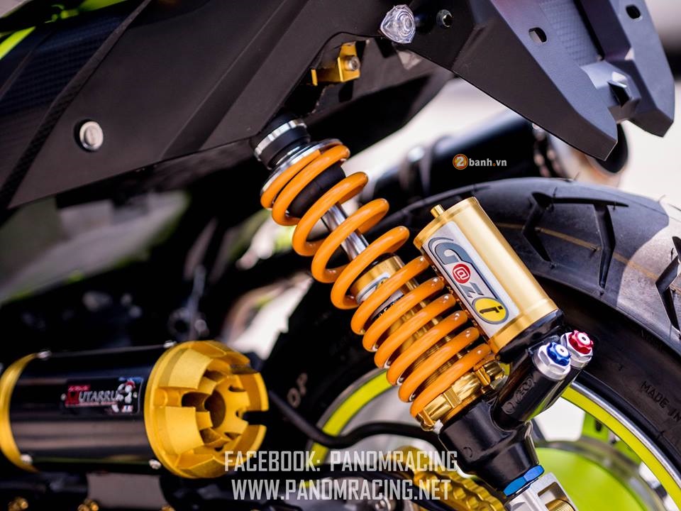 Honda Zoomer-X độ sành điệu với phong cách Black Lemon - ảnh 6