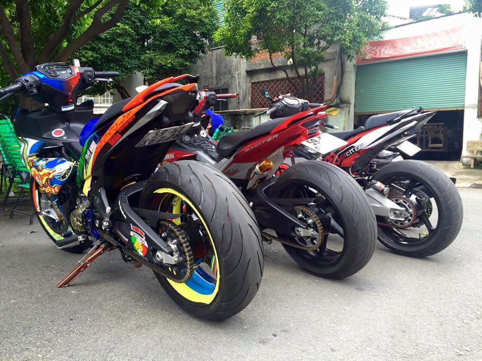 Tam ca Exciter 150 khoe