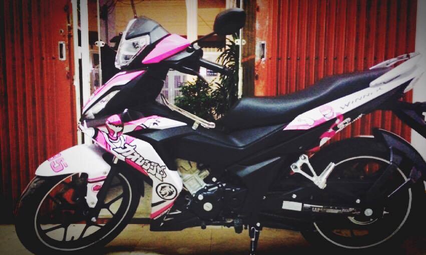 Màu hồng nữ tính lên tem cùng Winner 150 của cô giáo dạy Văn - ảnh 1