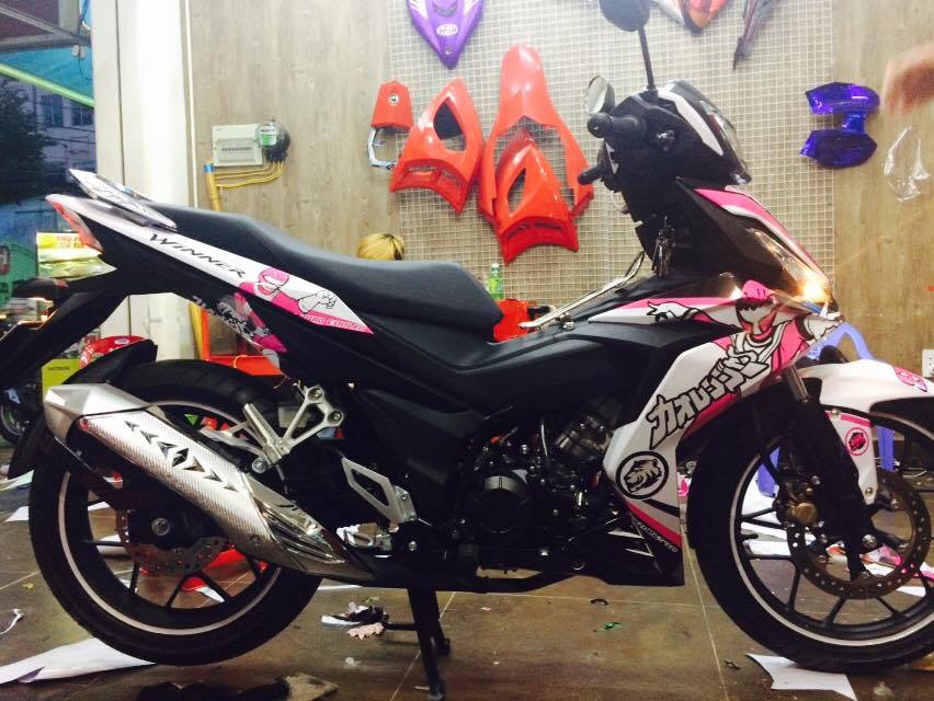 Màu hồng nữ tính lên tem cùng Winner 150 của cô giáo dạy Văn - ảnh 5