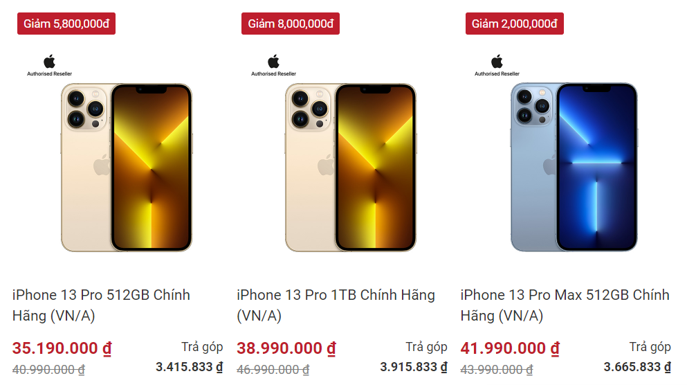 iPhone 13, 13 Pro bất ngờ giảm giá sốc 8 triệu đồng, thấp nhất từ khi mở bán - Ảnh 1.