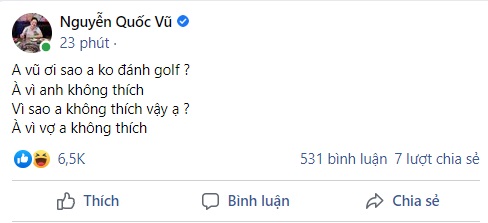 Giữa drama săn đại gia ở sân golf, Chồng Đoàn Di Băng cảm thán 4 câu về thú vui đốt tiền - Ảnh 1.