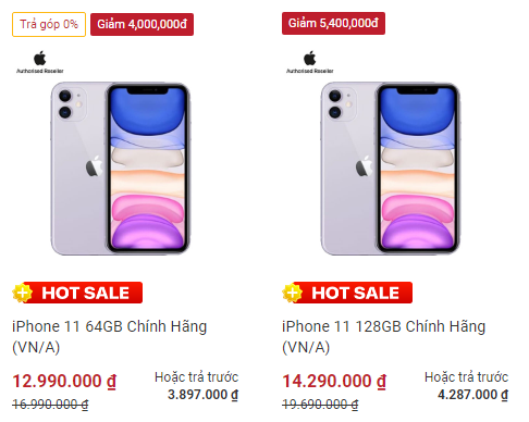 Lần đầu tiên giá iPhone 11 xuống đáy, bán chạy nhất cuối tháng 3 - Ảnh 1.